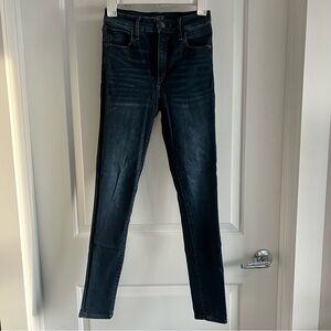 Abercrombie & Fitch simone high rise dark wash skinny jeans size 26 / 2R